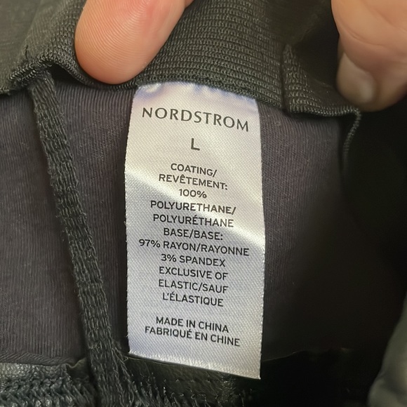 NWT Nordstrom faux leather leggings - Picture 5 of 6